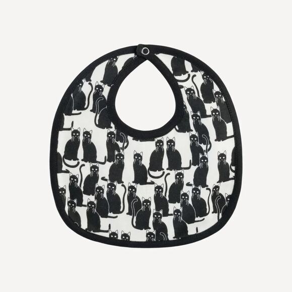 kate quinn Other - NWT Kate Quinn Black Cat Organic Cotton Bib L Large
